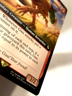 MTG Gau, Feral Youth (Extended Art) Commander: Final Fantasy 152 FFVI FF6 NM - Image 3