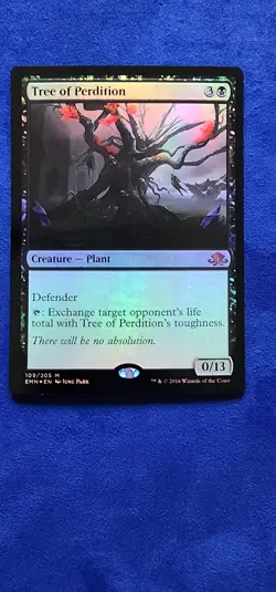 Near Mint - MTG Tree of Perdition - Foil - Eldritch Moon - Image 1