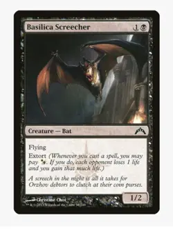 ​Basilica Screecher | MTG GTC | EDH Commander Extort Bat Tribal | Common | LP - Image 1