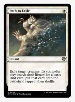 Path to Exile | MTG OTC | Outlaws of Thunder Junction EDH | Removal Staple | NM - Image 1