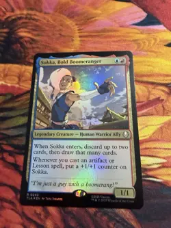 Sokka, Bold Boomeranger - Foil Avatar MTG - Image 1