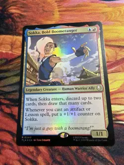 Sokka, Bold Boomeranger - Foil Avatar MTG - Image 4