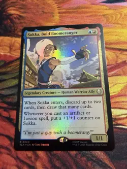Sokka, Bold Boomeranger - Foil Avatar MTG - Image 5