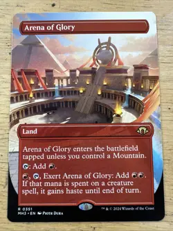 Arena of Glory (Borderless) [Modern Horizons 3] Near Mint 1x - Image 1