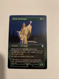 Elvish Harbinger (Borderless) U Commander: The Lord of the Rings: Tales of Middl - Image 1