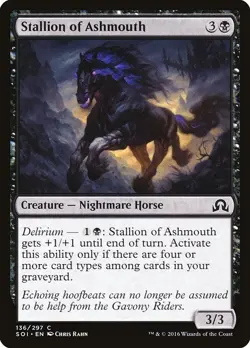 MTG COMMON REGULAR -SOI: LP- STALLION OF ASHMOUTH 163/297 - Image 1
