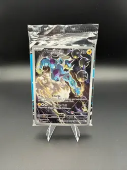 Pokemon Center Thundurus Black Bolt Stamped Promo - SEALED - Great Centering - Image 1