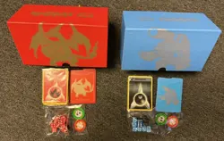 Pokemon XY Evolutions Charizard & Blastoise Empty ETBs Elite Trainer - No Packs! - Image 1