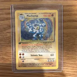 Machamp 8/102 1st Edition Holo Rare - Base Set WotC 1999 Pokemon TCG - Image 1