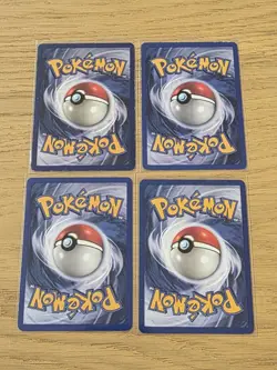 Lot of 4 Vintage 1999-2002 Pokemon TCG Squirtle Base Set 63/102 Legendary LP-MP - Image 2