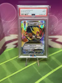 Pokemon TCG Mega-Pidgeot-EX EvolutionsHolo Rare Card 65/108 PSA 9 - Image 1
