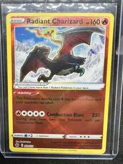 Pokemon TCG Radiant Charizard Crown Zenith 020/159 Holo Radiant Rare - Image 1