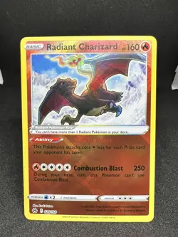 Pokemon TCG Radiant Charizard Crown Zenith 020/159 Holo Radiant Rare - Image 3