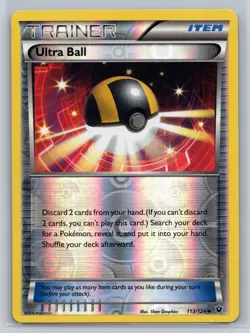 Pokemon XY - Fates Collide Ultra Ball Reverse Holo #113/124 - Image 1