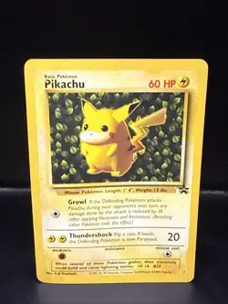 Pokemon TCG Pikachu Wizards Black Star Promos Rare Pokemon BS - Image 1