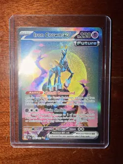 Iron Crown EX 206/162 SIR Temporal Forces Pokemon TCG NM - Image 2