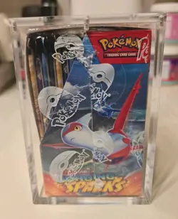 Pokemon Surging Sparks Sealed Booster Box With Acrylic Case - Image 2