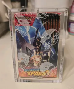 Pokemon Surging Sparks Sealed Booster Box With Acrylic Case - Image 4