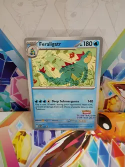 Pokemon 2024 Feraligatr SVP 213 Black Star Promo Illustration Contest - Image 1
