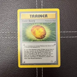 Pokemon TCG - Gold Berry 93/111 - Neo Genesis - MP/LP Unlimited Uncommon (2000) - Image 1