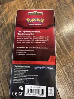 Pokemon TCG Kyogre Knock Out Collection Pack - New/sealed - Image 2