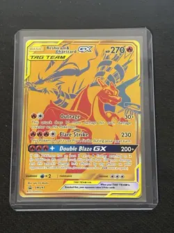 Reshiram & Charizard GX Tag Team SM247 Sun Moon Black Star Promo Pokemon VLP - Image 1