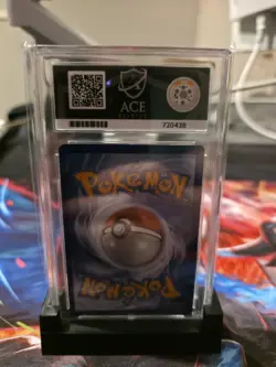 Pokemon Reshiram & Charizard GX SM247 Promo ACE 9 - MINT - Tag Team - Image 2