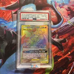 2019 Pokemon Sun & Moon Charizard/Braixen GX Cosmic Eclipse Secret #251, PSA 10 - Image 1