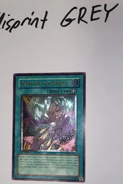 Yu-Gi-Oh! MISPRINT GREY Mark of the Rose CSOC-EN047 Ultimate Rare 1st Edition LP - Image 5
