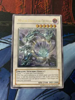 Yu-Gi-Oh! Moon Dragon Quilla ABPF-EN043 Ultimate Rare Unlimited NM - Image 1