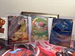 3x Lot - Destined Rivals Full Art And Illustration Rare Cards Pokemon TCG NM/M - Image 1