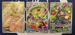 Pokemon TCG Me02: Phantasmal Flames Illustration Rare Lot of 3 Cards NM-MINT - Image 1