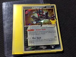Pokemon TCG Greninja Gold Star SWSH144 Promo 25th Celebrations Anniversary 2021 - Image 1