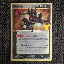 ✨ Greninja Gold Star SWSH144 Celebrations 25th Stamped Promo Pokemon TCG Card - Image 3