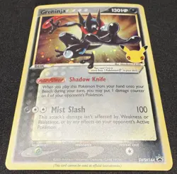 Greninja Gold Star SWSH144 25th Anniversary Celebrations Holo Promo Pokemon TCG - Image 4