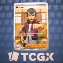 Pokemon - Norman - 237/182 - SV04: Paradox Rift - Holo - Ultra Rare NM - Image 1