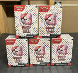 Pokemon Scarlet & Violet 151 Booster Bundle Lot of 5 (30 packs) Brand New SEALED - Image 1