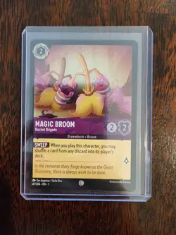 Disney Lorcana The First Chapter Magic Broom Bucket Brigade Foil 47/204 - Image 4