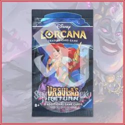 Disney Lorcana TCG: URSULA'S RETURN Booster | FACTORY SEALED Pack - Image 1