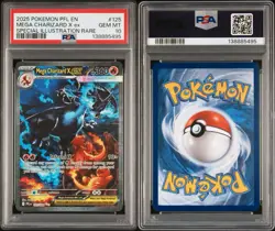 Pokemon 2025 Mega Charizard X ex 125/094 SIR Phantasmal Flames GEM MINT PSA 10 - Image 3