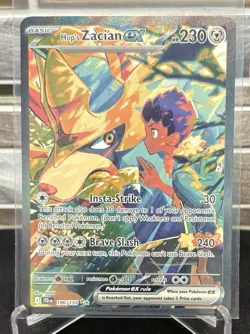 Pokemon TCG Journey Together Hop's Zacian ex 186/159 Special Illustration Rare - Image 1