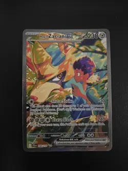 Hop's Zacian EX 186/159 Special Illustration Rare Journey Together Pokemon - Image 1