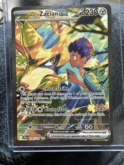 Pokemon TCG Hop's Zacian EX 186/159 Journey Together Special Illustration Rare - Image 1