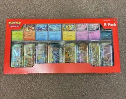 Pokemon TCG Prismatic Evolutions Mini Tin Costco Bundle X8 Tins Brand New SEALED - Image 1