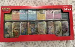 Pokemon TCG Prismatic Evolutions Costco 8 Mini-Tin Bundle New Sealed - Image 1