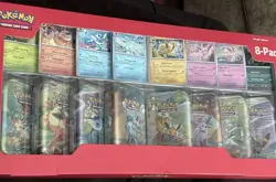 Pokemon TCG Prismatic Evolutions Costco 8 Mini-Tin Bundle New Sealed - Image 3