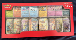 Pokemon TCG Prismatic Evolutions Costco 8 Mini-Tin Bundle New Sealed - Image 1