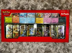 Pokemon TCG Prismatic Evolutions Mini Tin Costco Bundle X8 Tins NEW/SEALED - Image 1