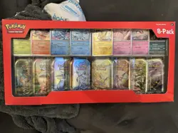 Pokemon TCG Prismatic Evolutions Mini Tin Costco Bundle X8 Tins NEW/SEALED - Image 1