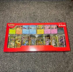 Pokemon TCG Prismatic Evolutions Mini Tin Costco Bundle X8 Tins Brand New SEALED - Image 1